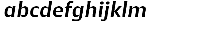 Atenas Semi Bold Italic Font LOWERCASE