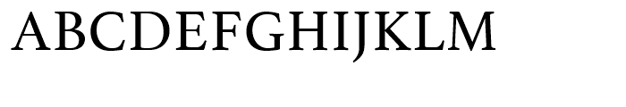 Athelas Regular Font UPPERCASE