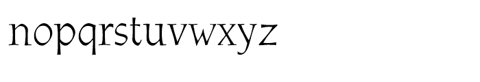 Athenaeum Regular Font LOWERCASE
