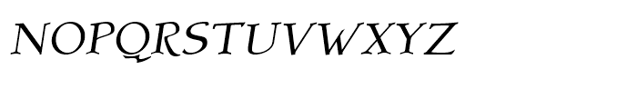 Atlantic Serif Italic Caps Font LOWERCASE