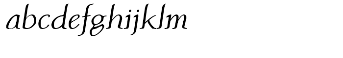Atlantic Serif Italic OSF Font LOWERCASE