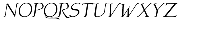 Atlantic Serif Italic Font UPPERCASE