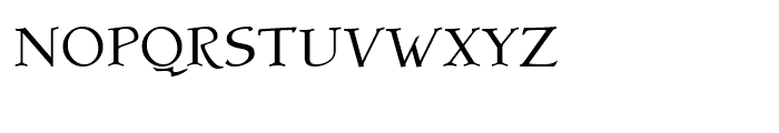 Atlantic Serif Regular Caps Font LOWERCASE