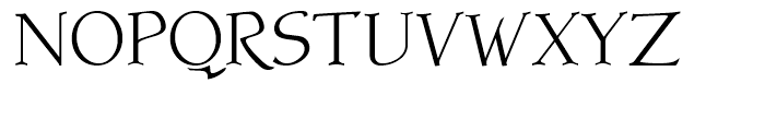 Atlantic Serif Regular OSF Font UPPERCASE