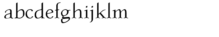 Atlantic Serif Regular OSF Font LOWERCASE