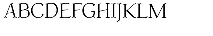 Atlantic Serif Regular Font UPPERCASE
