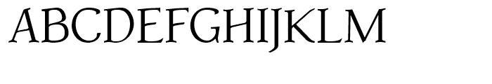 Atlantic Serif SemiBold OSF Font UPPERCASE