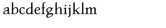 Atlantic Serif SemiBold Font LOWERCASE