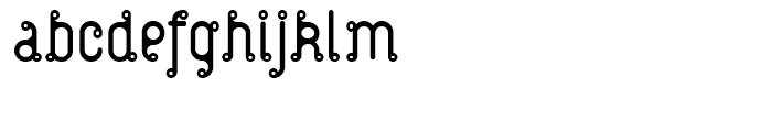 Atom Zarb Font LOWERCASE