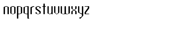 Atomic Sans Regular Font LOWERCASE