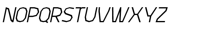 Attac Semi Bold Italic Font UPPERCASE