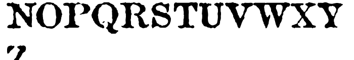 Attic Antique Regular Font UPPERCASE