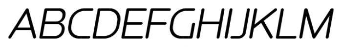 Ata Rounded Light Italic Font UPPERCASE