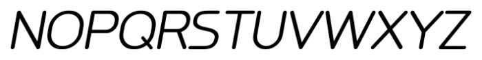 Ata Rounded Light Italic Font UPPERCASE