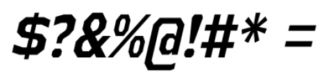 Athabasca Condensed Bold Italic Font OTHER CHARS