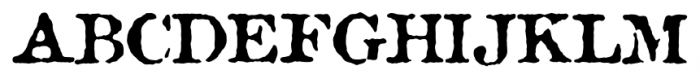 Attic Antique Regular Font UPPERCASE