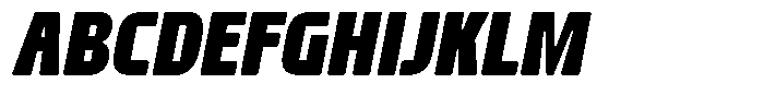 AT Geletak Bold Italic Font UPPERCASE