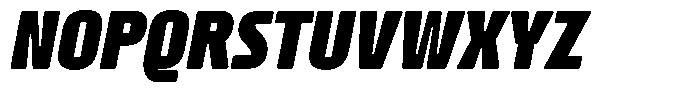 AT Geletak Bold Italic Font UPPERCASE