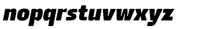 AT Geletak Bold Italic Font LOWERCASE