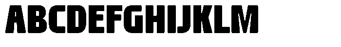 AT Geletak Bold Font UPPERCASE