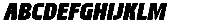 AT Geletak Extra Bold Italic Font UPPERCASE