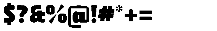 AT Geletak Extra Bold Font OTHER CHARS