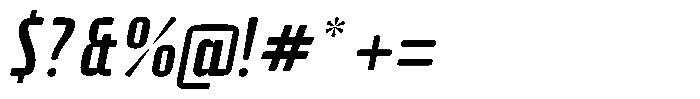 AT Geletak Extra Light Italic Font OTHER CHARS