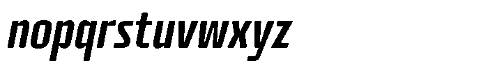 AT Geletak Extra Light Italic Font LOWERCASE