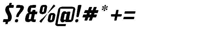AT Geletak Italic Font OTHER CHARS