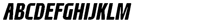AT Geletak Italic Font UPPERCASE