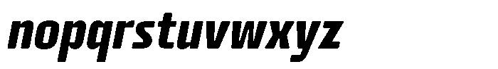 AT Geletak Italic Font LOWERCASE