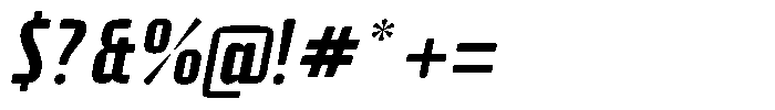 AT Geletak Light Italic Font OTHER CHARS