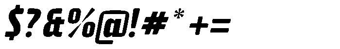 AT Geletak Medium Italic Font OTHER CHARS