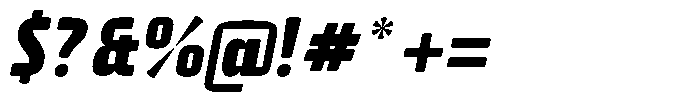 AT Geletak Semi Bold Italic Font OTHER CHARS