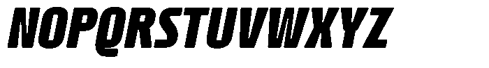AT Geletak Semi Bold Italic Font UPPERCASE