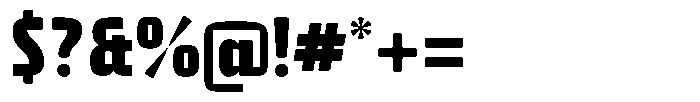 AT Geletak Semi Bold Font OTHER CHARS