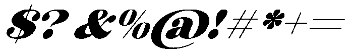 AT Karuan Black Italic Font OTHER CHARS