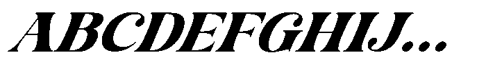 AT Karuan Bold Italic Font UPPERCASE