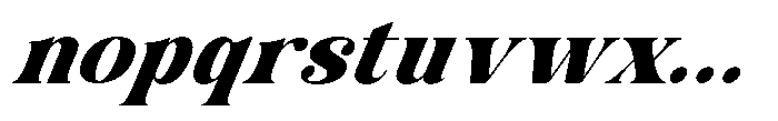 AT Karuan Bold Italic Font LOWERCASE