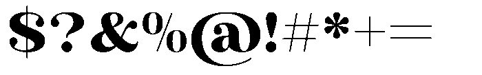 AT Karuan Bold Font OTHER CHARS