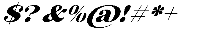AT Karuan Extra Bold Italic Font OTHER CHARS