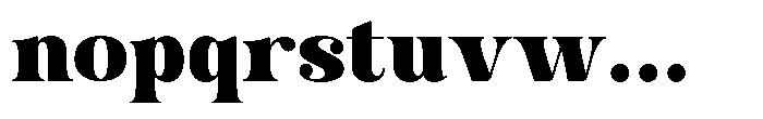 AT Karuan Extra Bold Font LOWERCASE