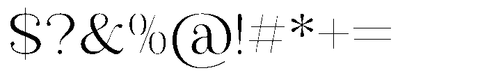 AT Karuan Extra Light Font OTHER CHARS