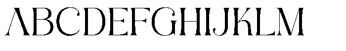 AT Karuan Extra Light Font UPPERCASE