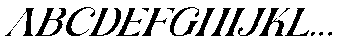 AT Karuan Italic Font UPPERCASE