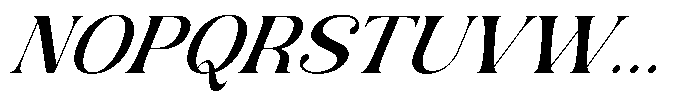 AT Karuan Italic Font UPPERCASE