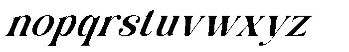 AT Karuan Italic Font LOWERCASE