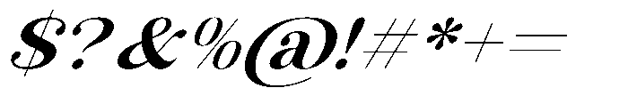 AT Karuan Medium Italic Font OTHER CHARS