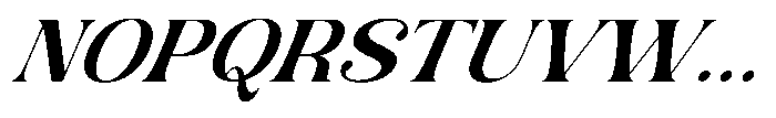 AT Karuan Medium Italic Font UPPERCASE