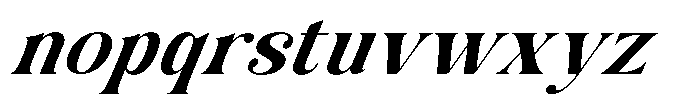 AT Karuan Medium Italic Font LOWERCASE